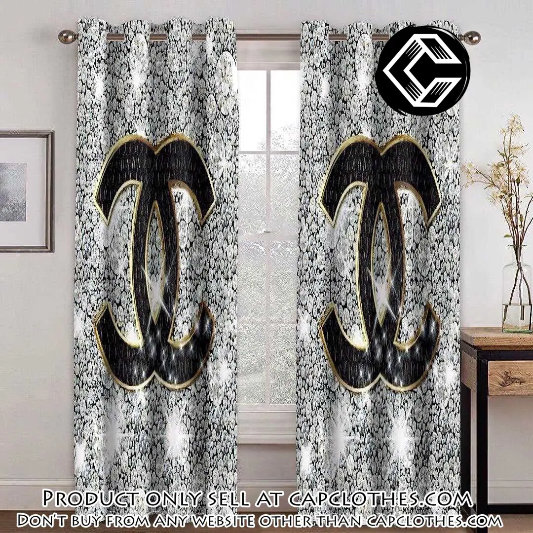 Chanel bling premium window curtains hot  set wc106 cc5835587